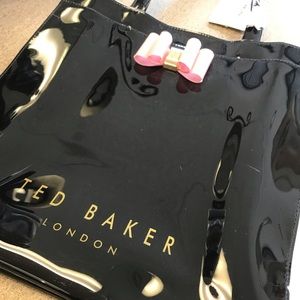 🌻Ted Baker nylon plastic tote bag